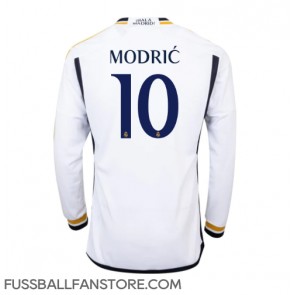 Real Madrid Luka Modric #10 Replik Heimtrikot 2023-24 Langarm